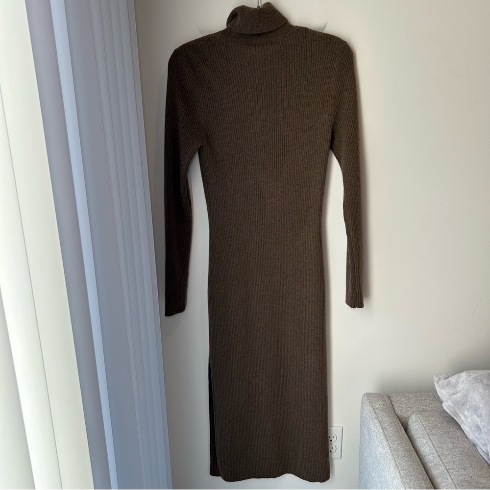 NWT Reformation Robin Cashmere Sweater Dress Dachshund Size Large - Picture 8 of 16